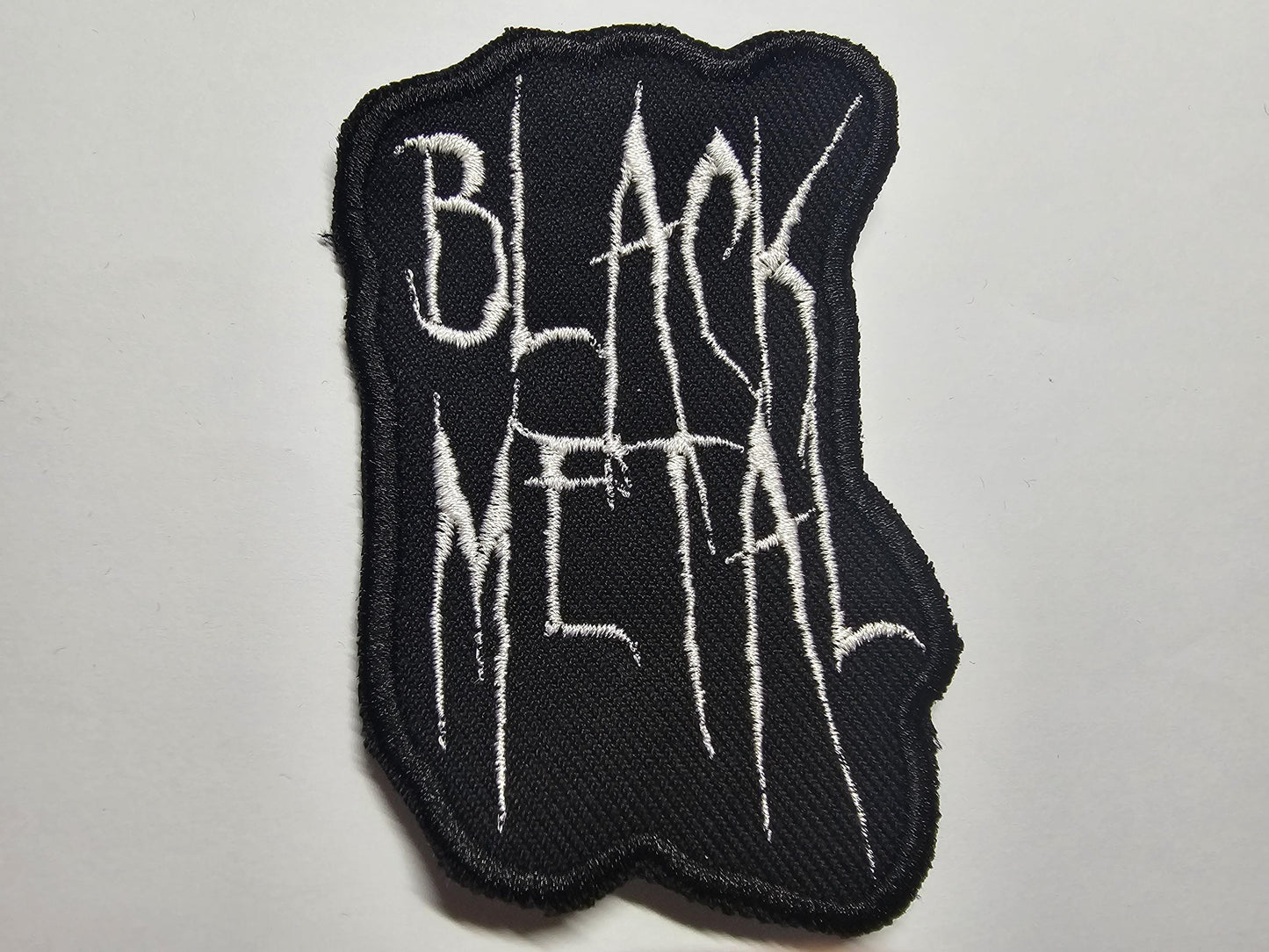 Black Metal Embroidered Patch