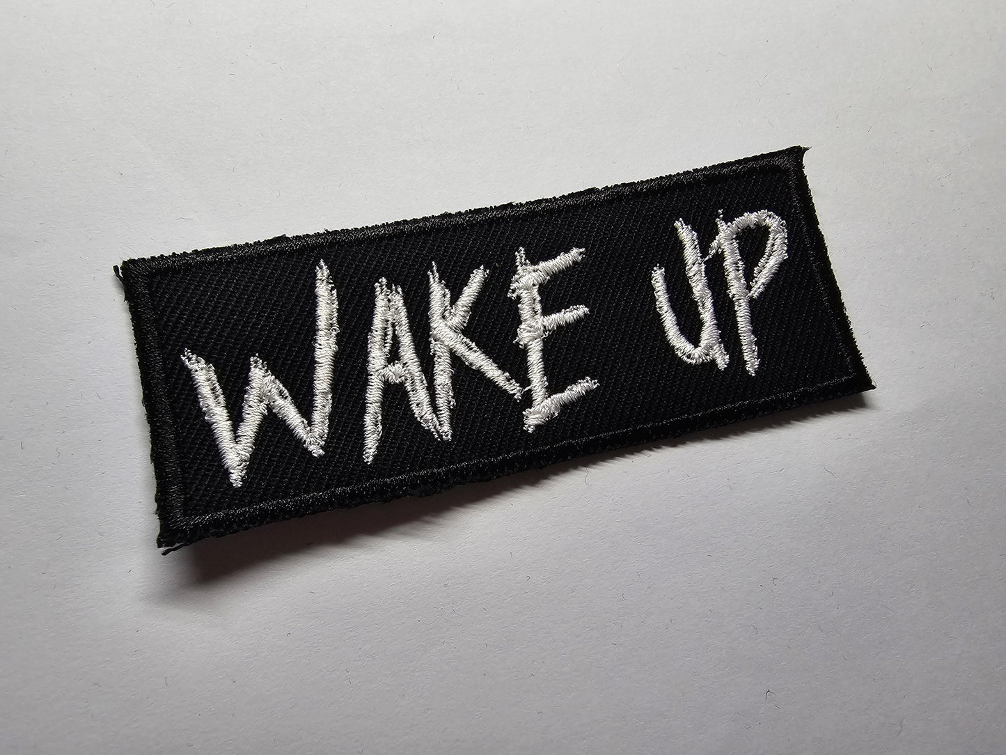Wake Up Embroidered Patch