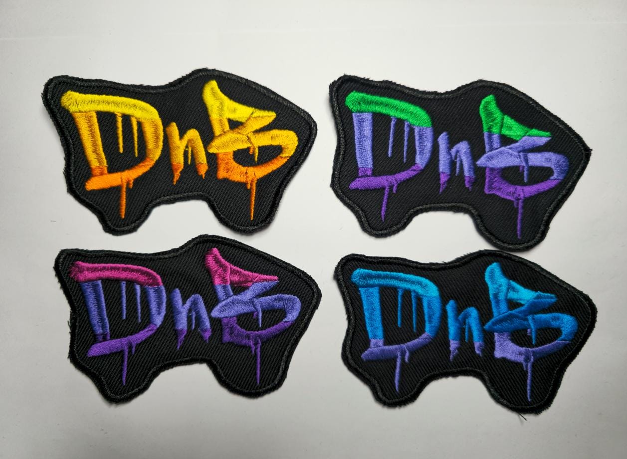 Drum and Bass Junglist Embroidered Patch