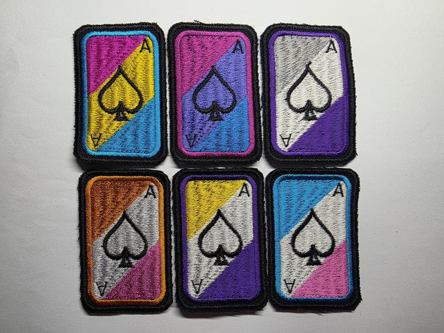 Pride Ace of Spades Trans, Bisexual, Lesbian, Asexual, Non-Binary and Pansexual Flag Playing Cards