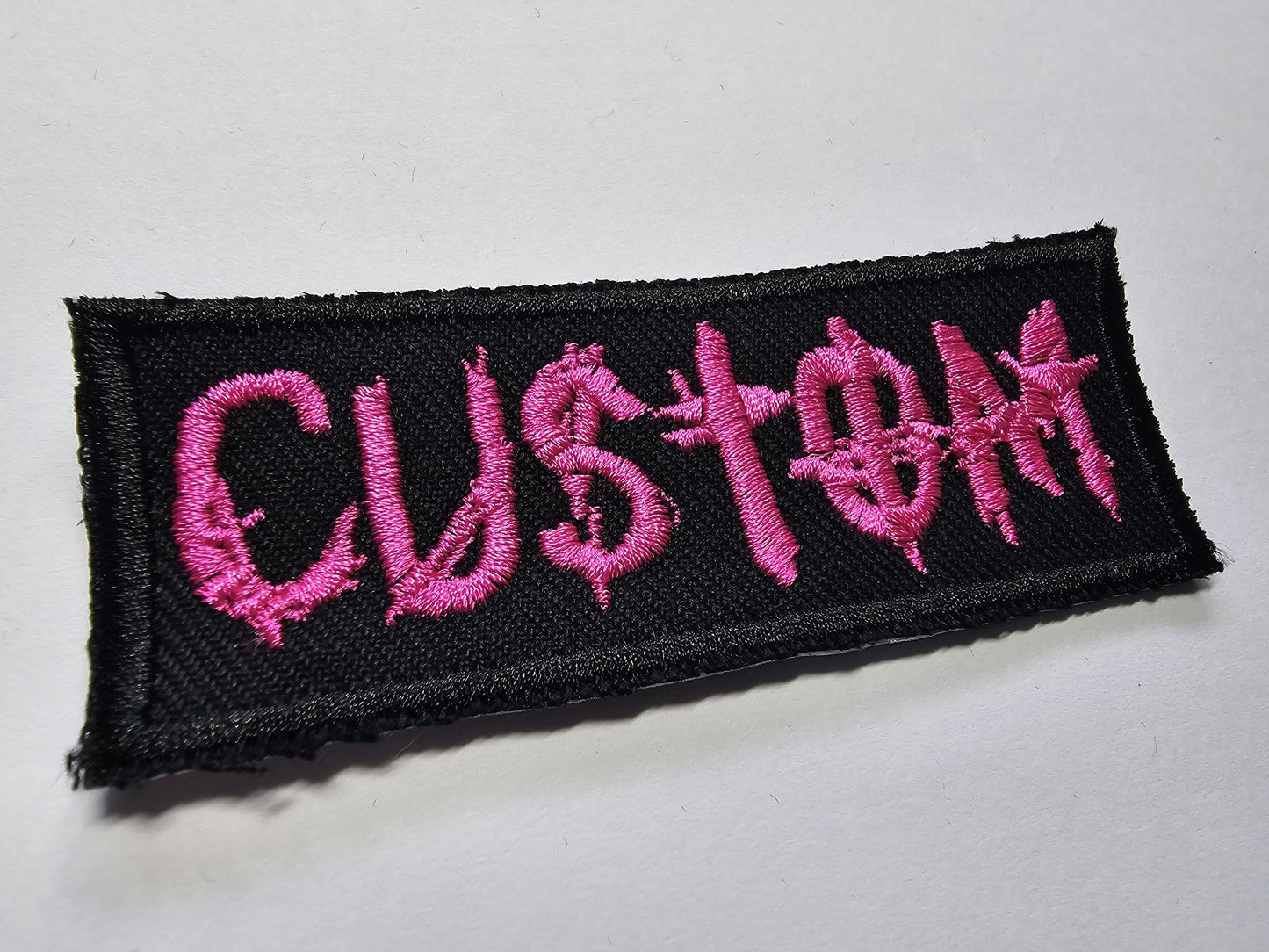 Custom Metal Punk Embroidered Patch