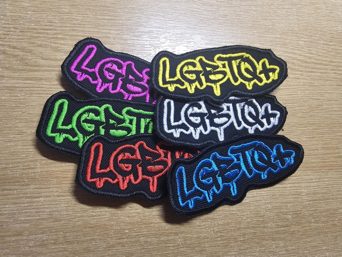 LGBTQ+ Graffiti Embroidered Patch for Pride