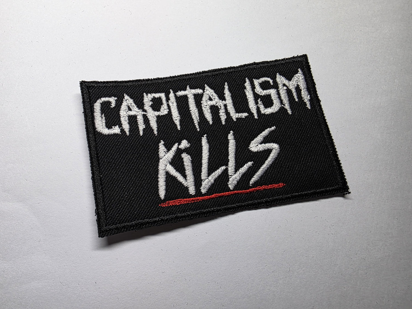 Capitalism Kills Embroidered Patch