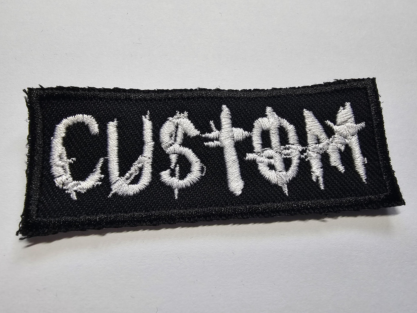Custom Metal Punk Embroidered Patch