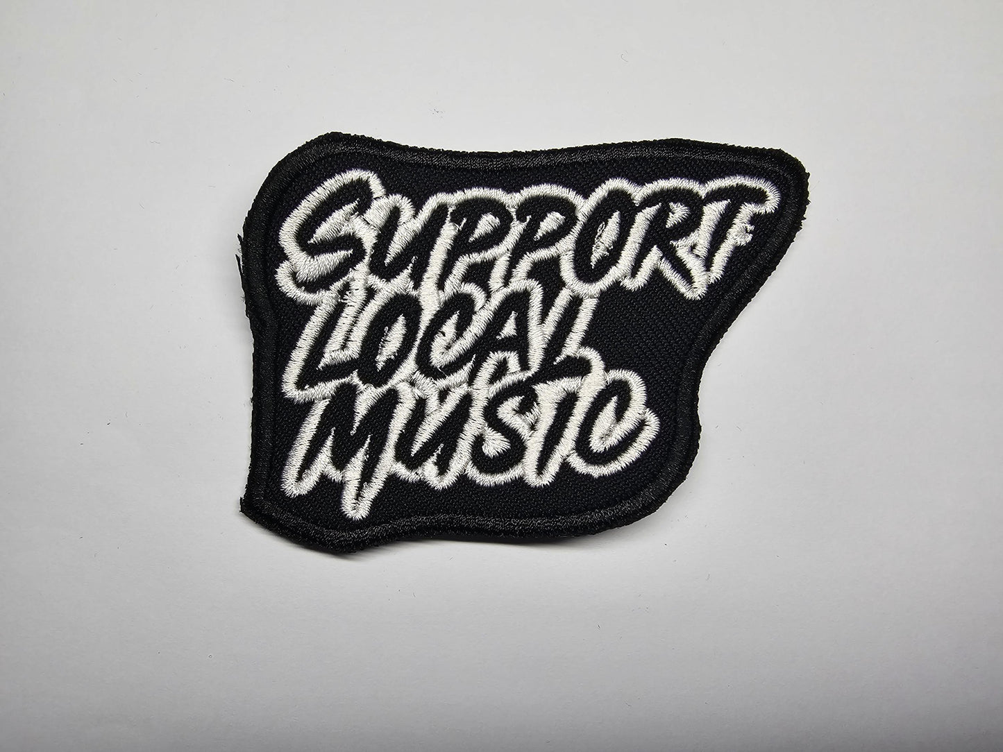 Support Local Music Embroidered Patch Local Music Scene