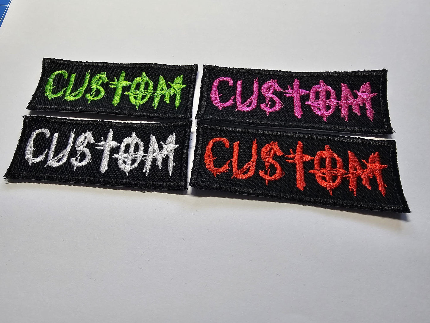Custom Metal Punk Embroidered Patch
