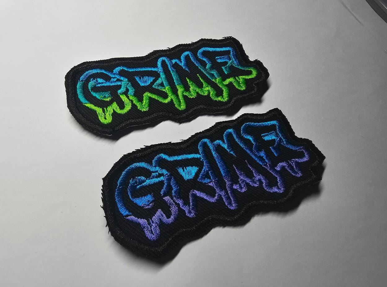 Grime Embroidered Patch EDM Rave Garage Junglist Drum and Bass DnB Techno