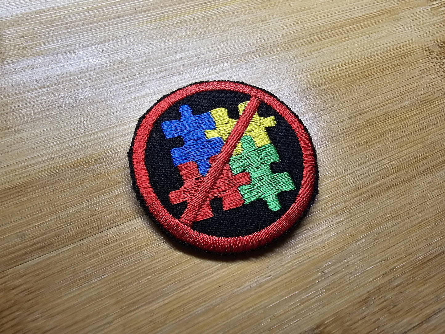Autism Patch Anti Puzzle Piece