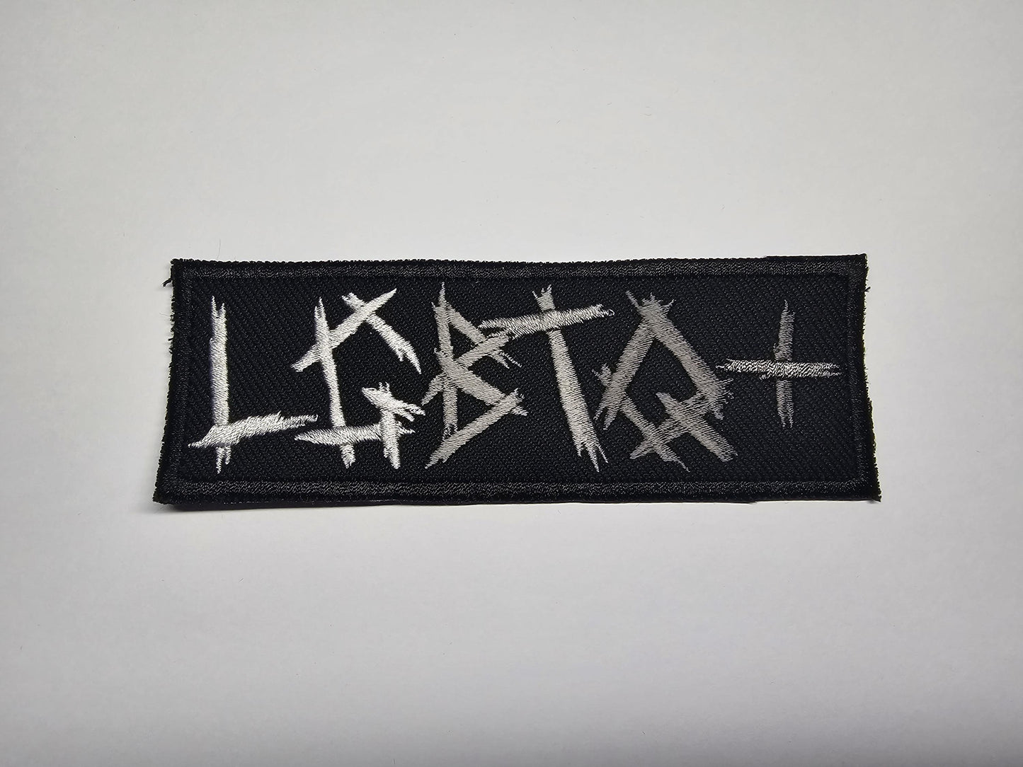 LGBTQ+ Black Metal Patch Embroidered