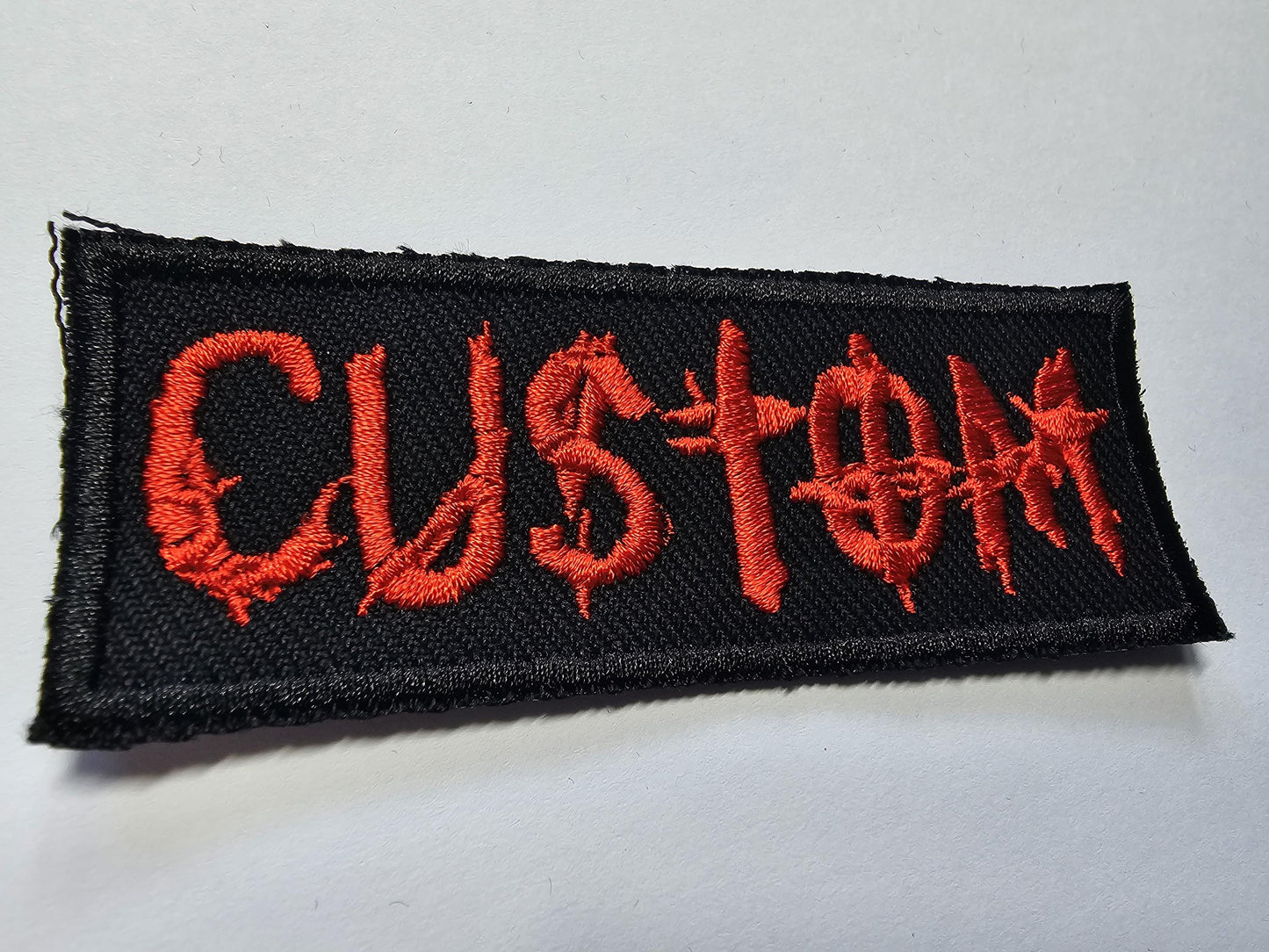 Custom Metal Punk Embroidered Patch
