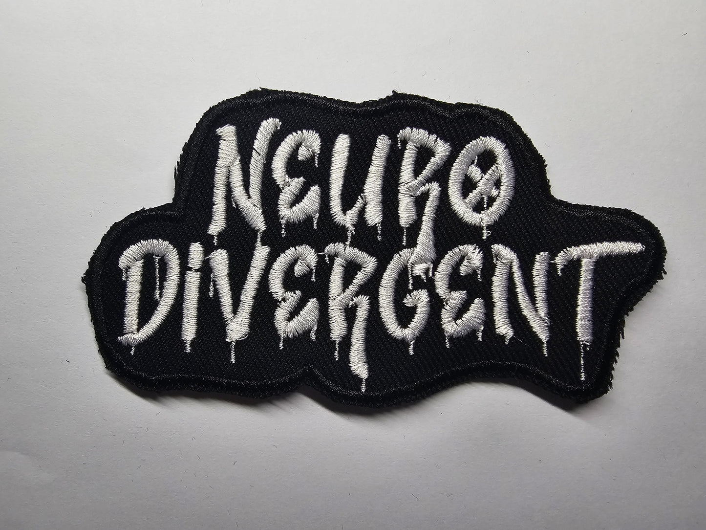 Neurodivergent Graffiti Embroidered Patch