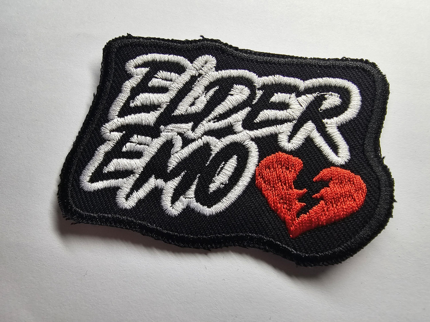 Elder Emo Kid Embroidered Patch Pop Punk Metalcore 00s Culture Throwback