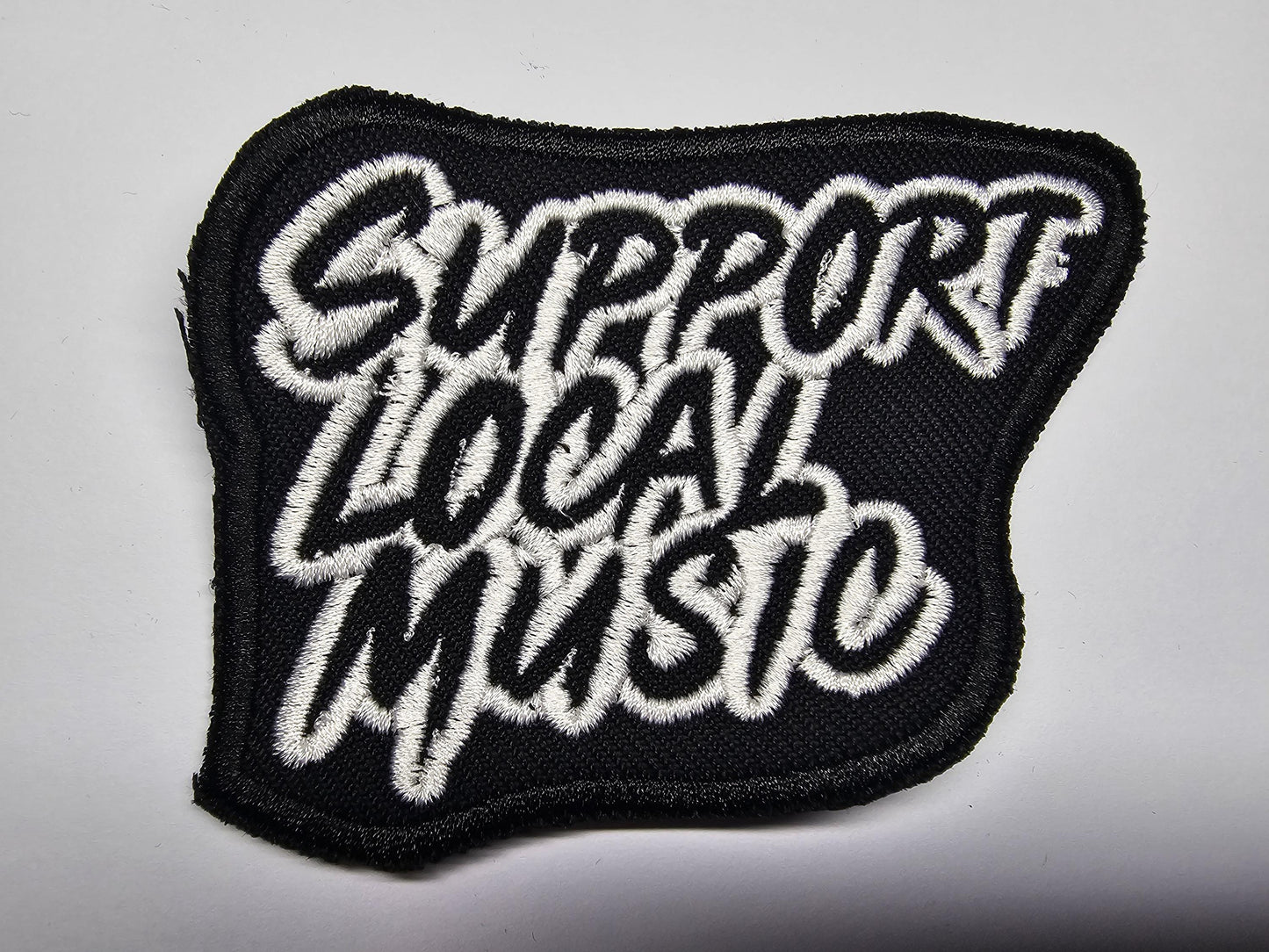 Support Local Music Embroidered Patch Local Music Scene