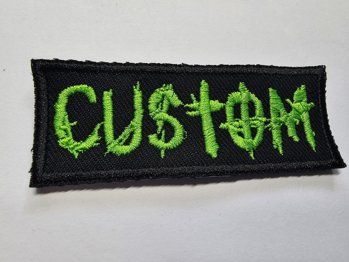 Custom Metal Punk Embroidered Patch