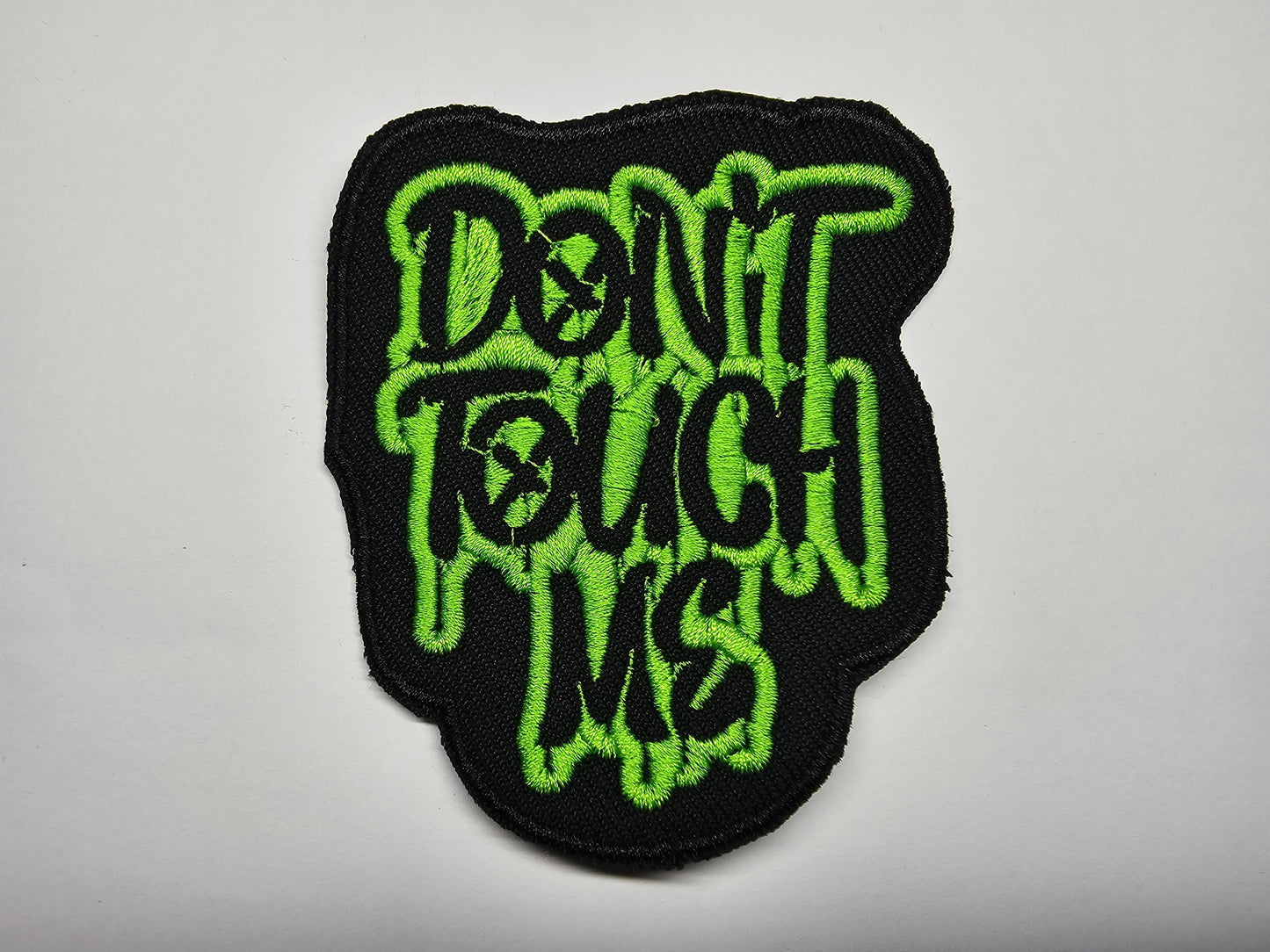 Don't Touch Me Graffiti Introvert Neurodiverse Personal Space Embroidered Patch