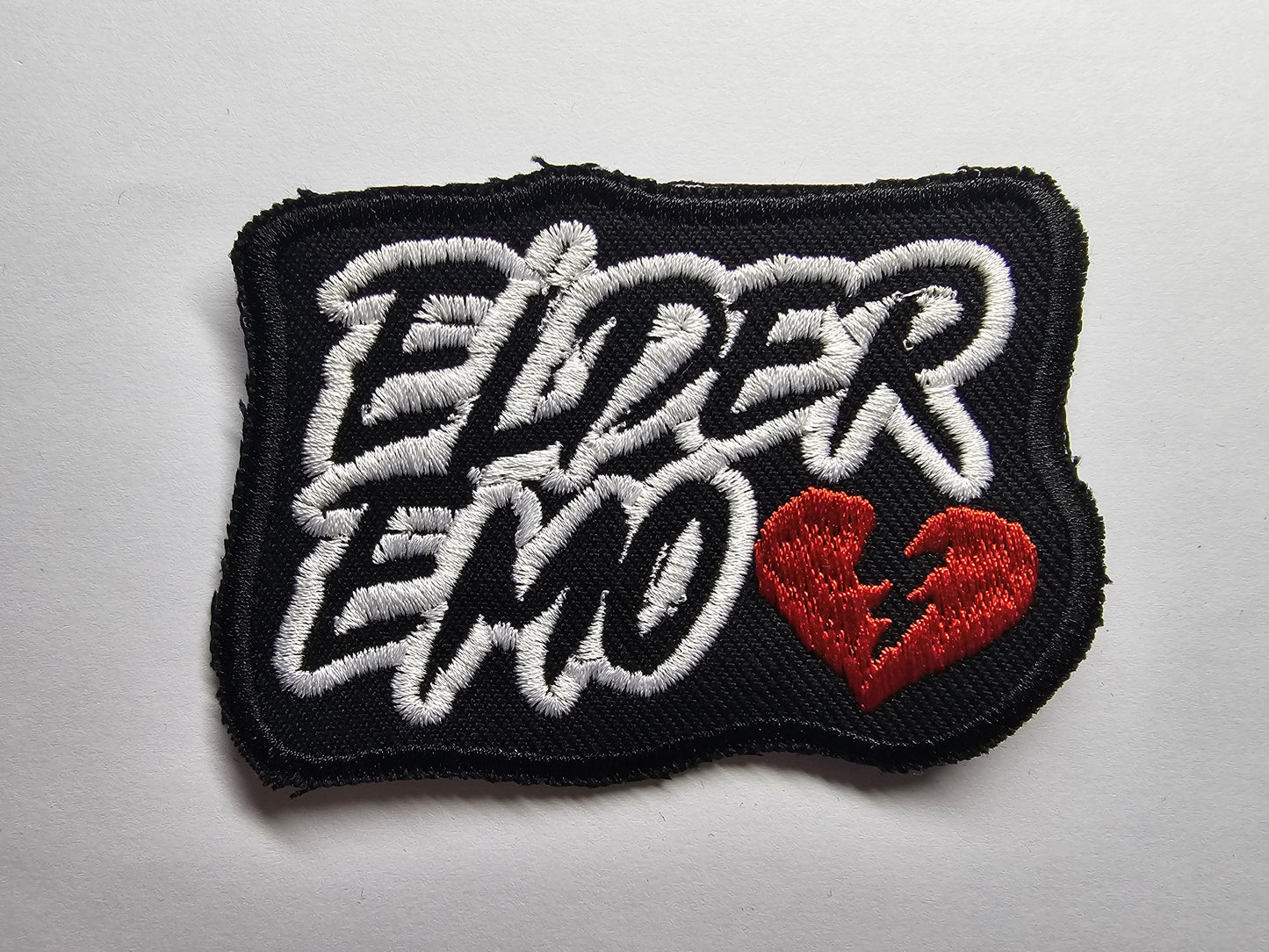 Elder Emo Kid Embroidered Patch Pop Punk Metalcore 00s Culture Throwback