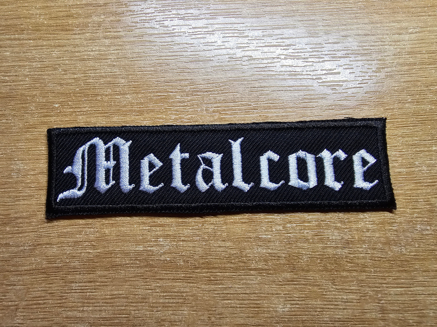 Metalcore Embroidered Patch Metal Breakdown Emo