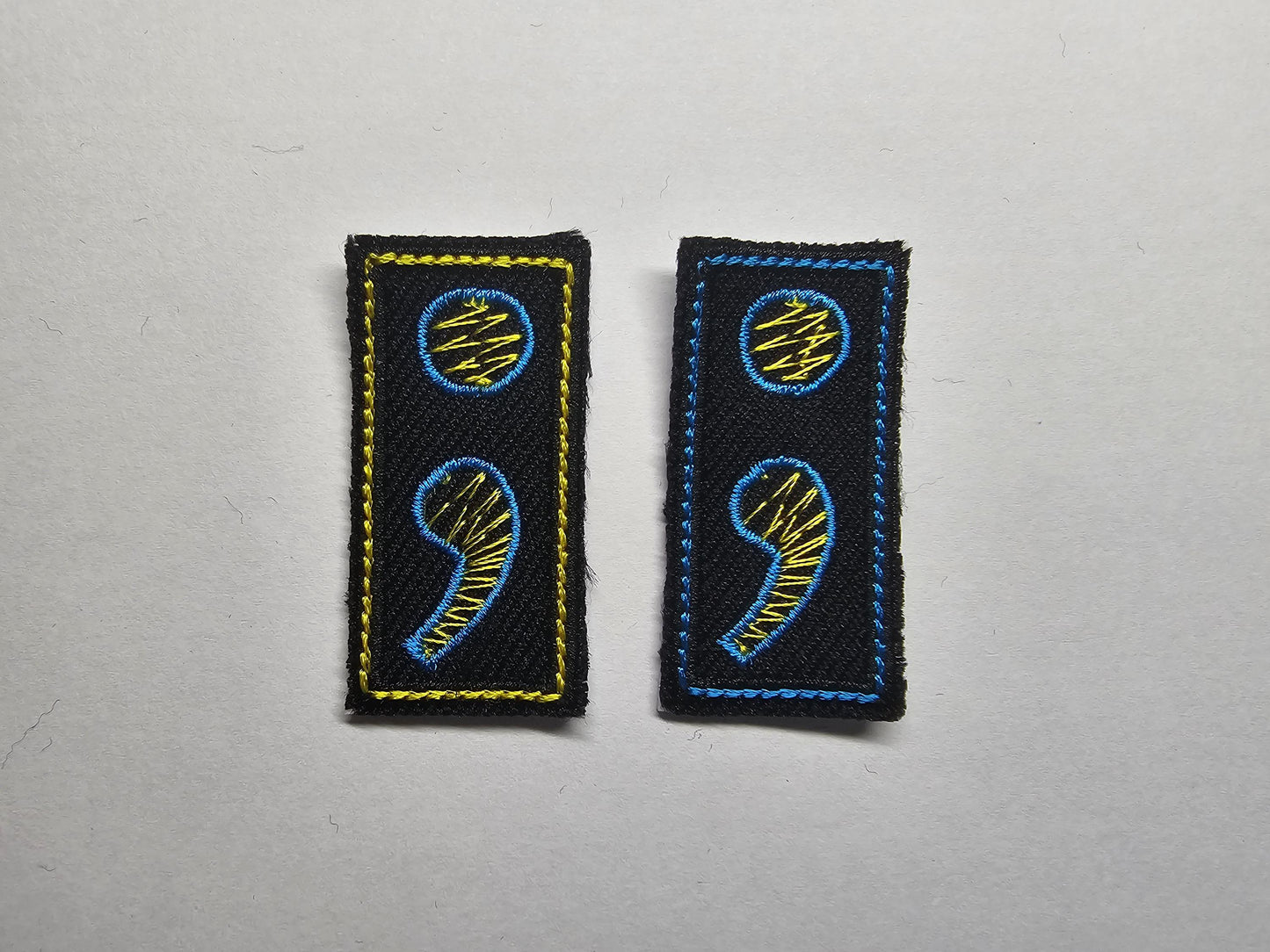 Semi Colon Patch TINY Gap filler for mental health awareness and solidarity