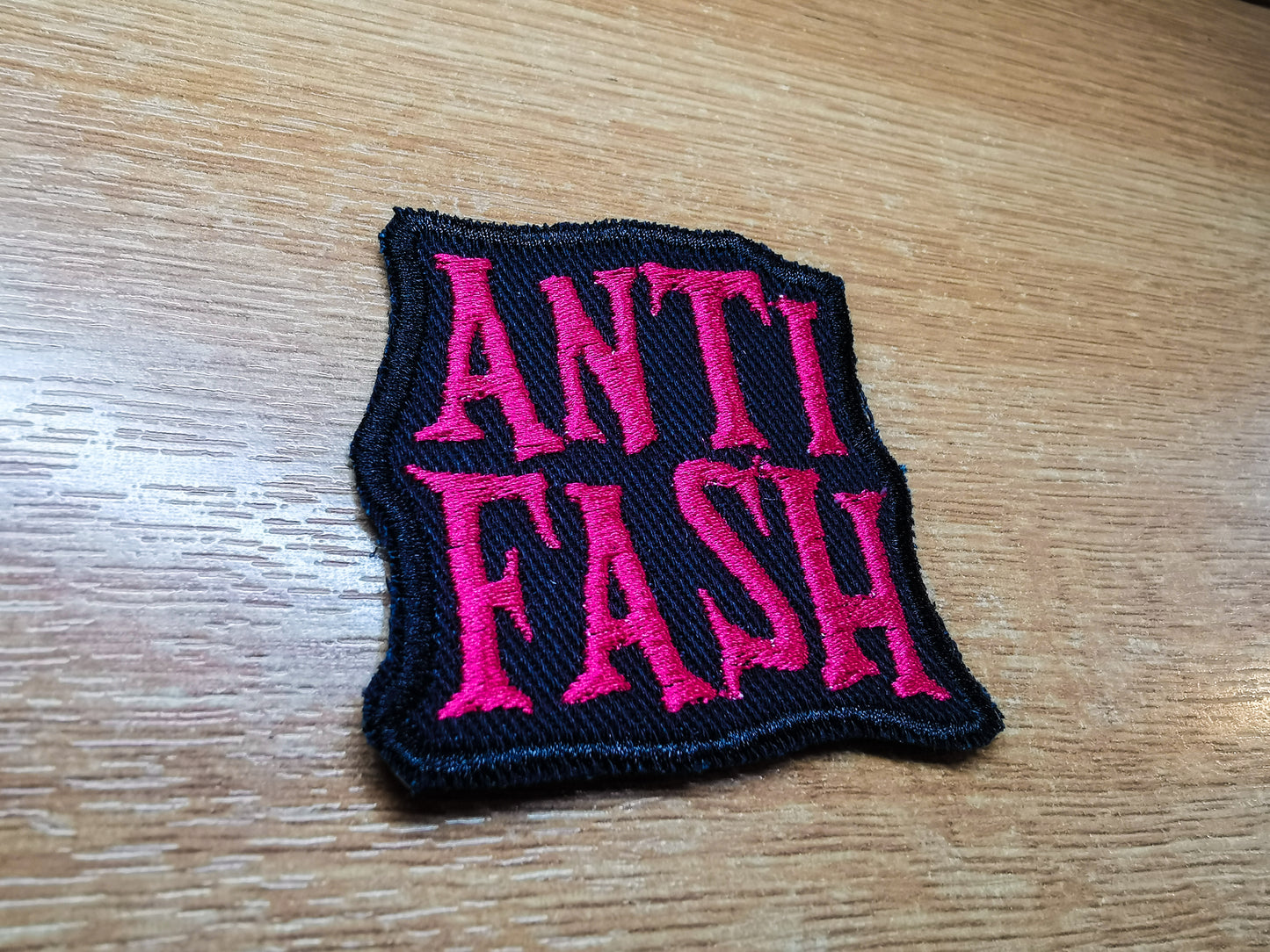 Anti Fash Antifacist Embroidered Patch Politics Punk
