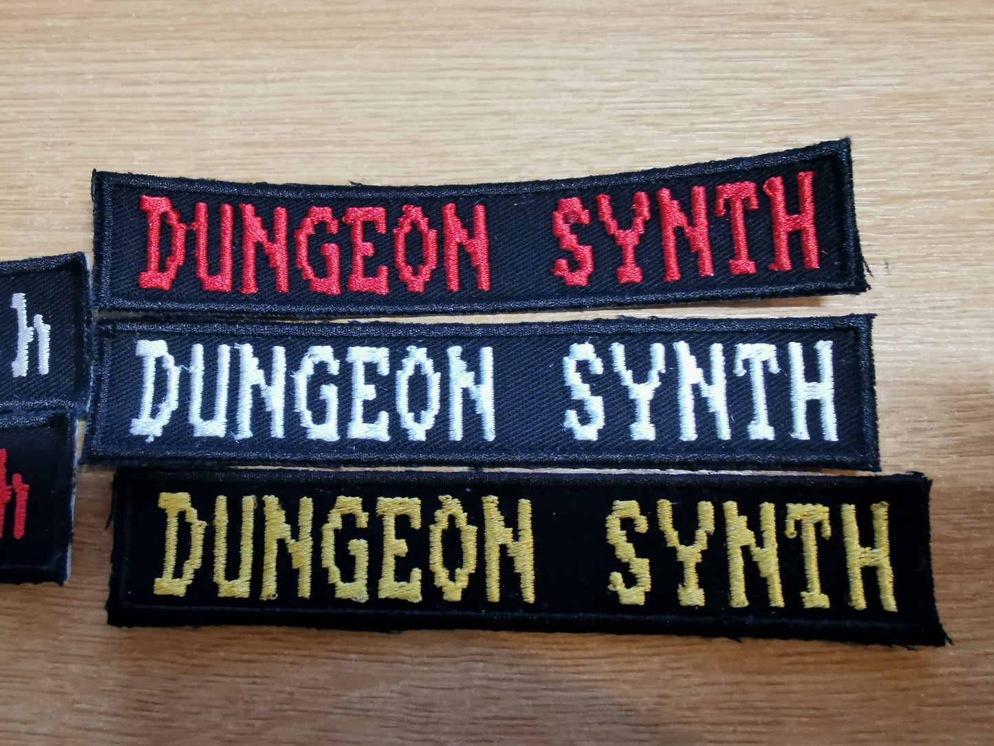 Dungeon Synth Embroidered Patch 8-Bit Retro Style