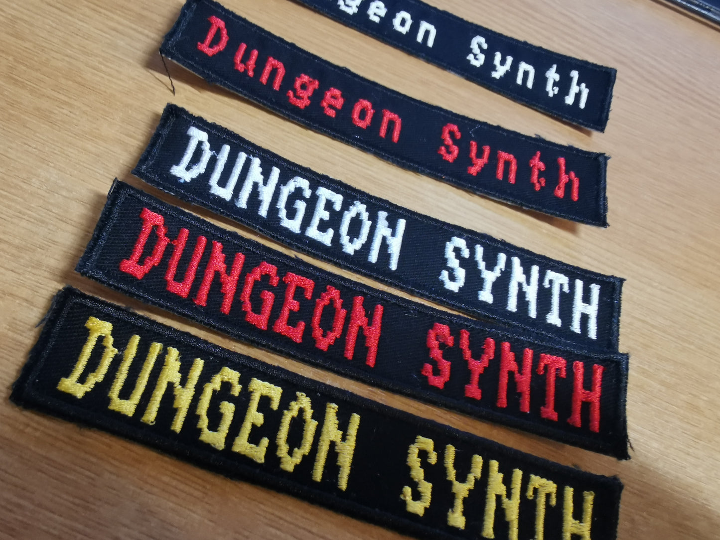 Dungeon Synth Embroidered Patch 8-Bit Retro Style