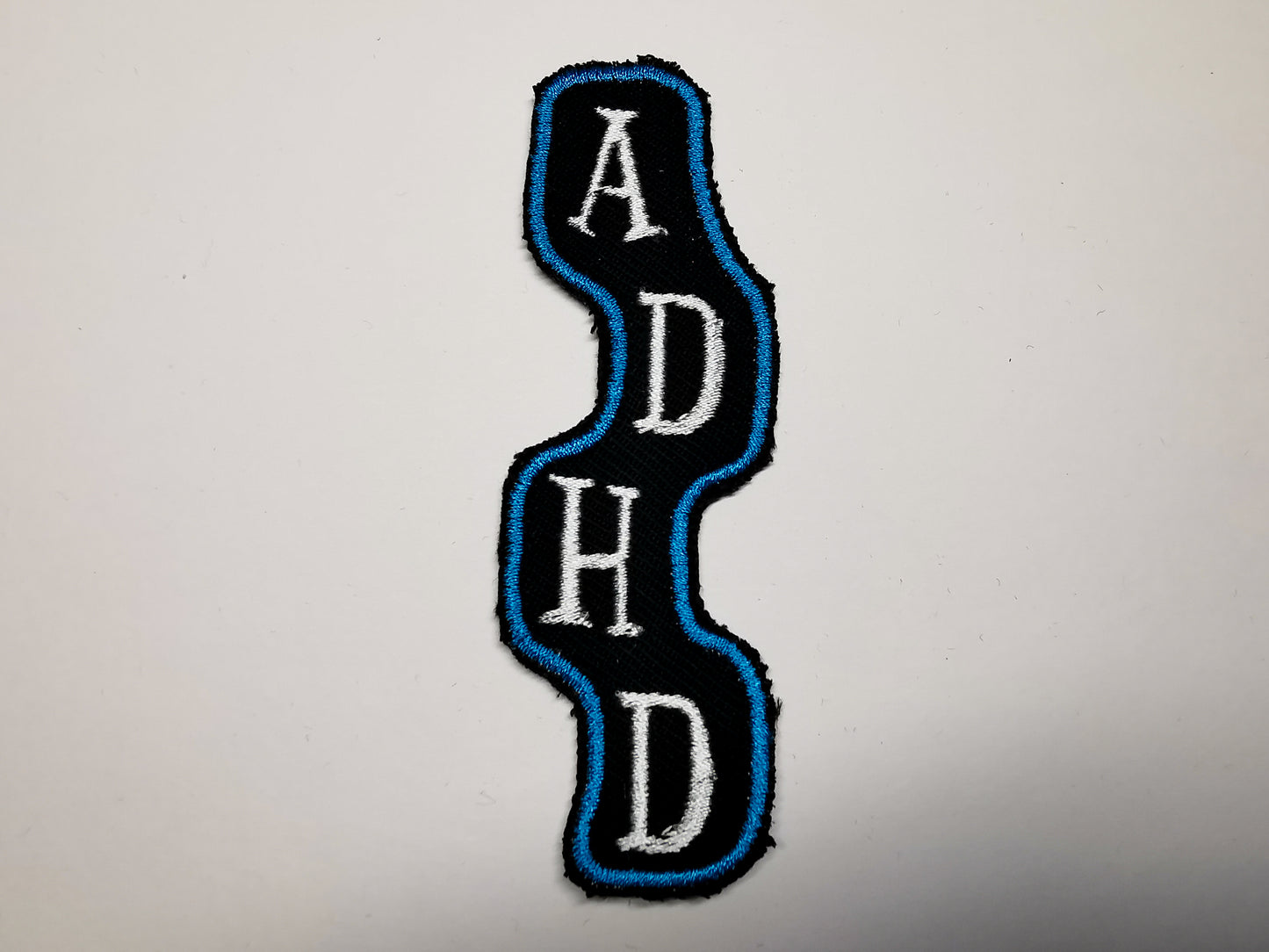 ADHD Embroidered Patch Neurodivergent Squiggle