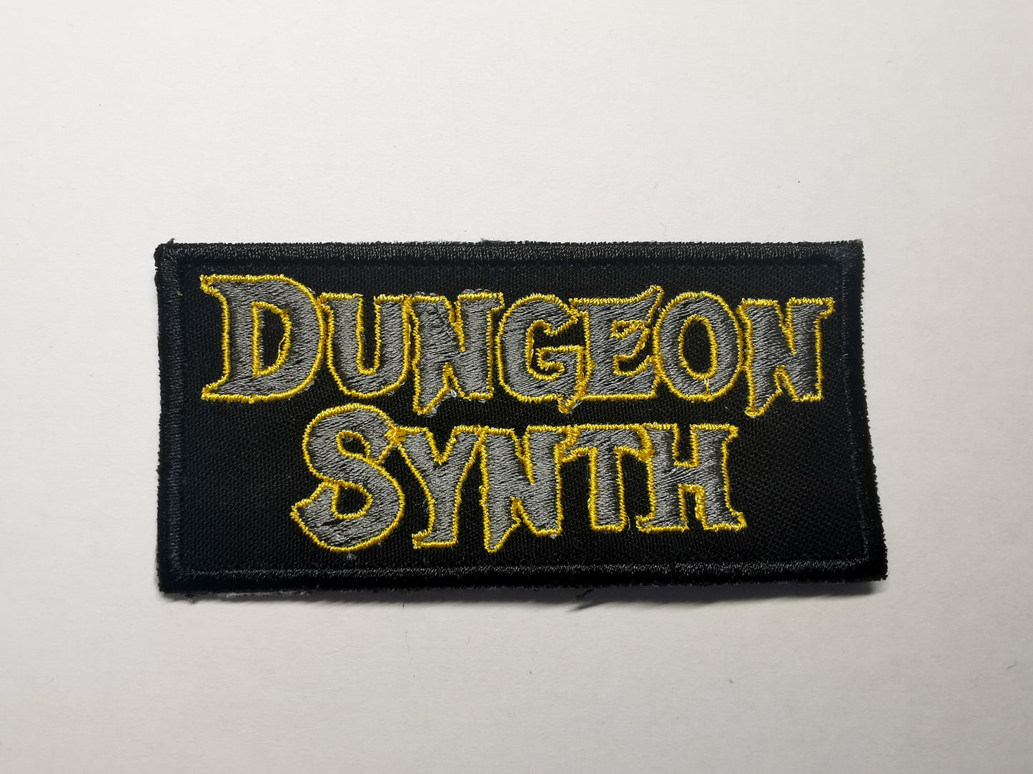 Dungeon Synth Embroidered Patch Gold and Pewter