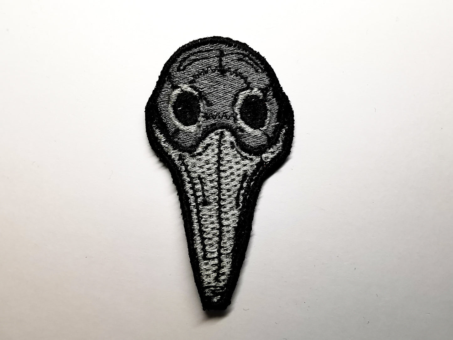 Plague Doctor Mask Embroidered Patch