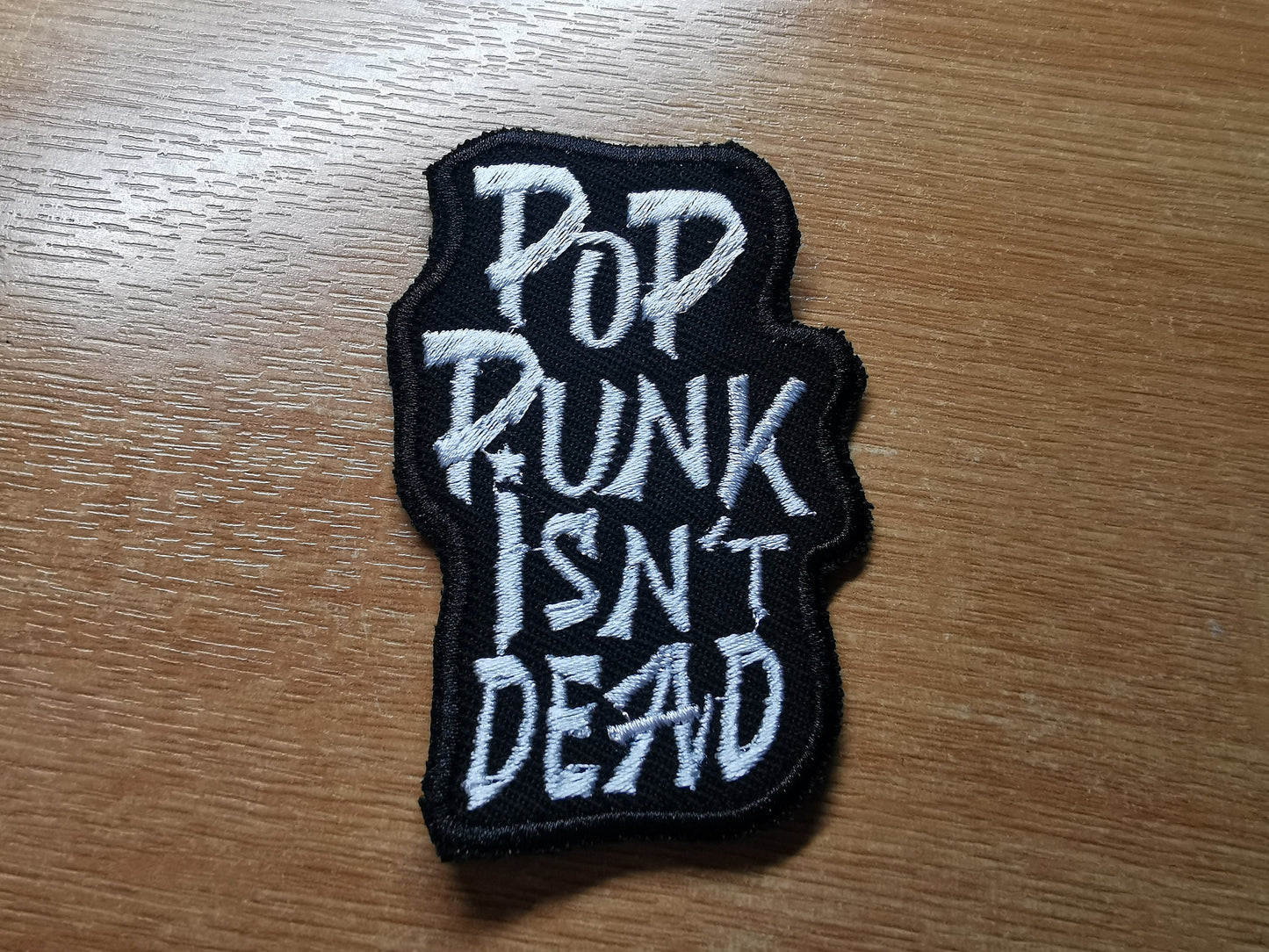 Pop Punk Isn't Dead Embroidered Iron On Patch Pop Punk 2022 Revival MGK Yung