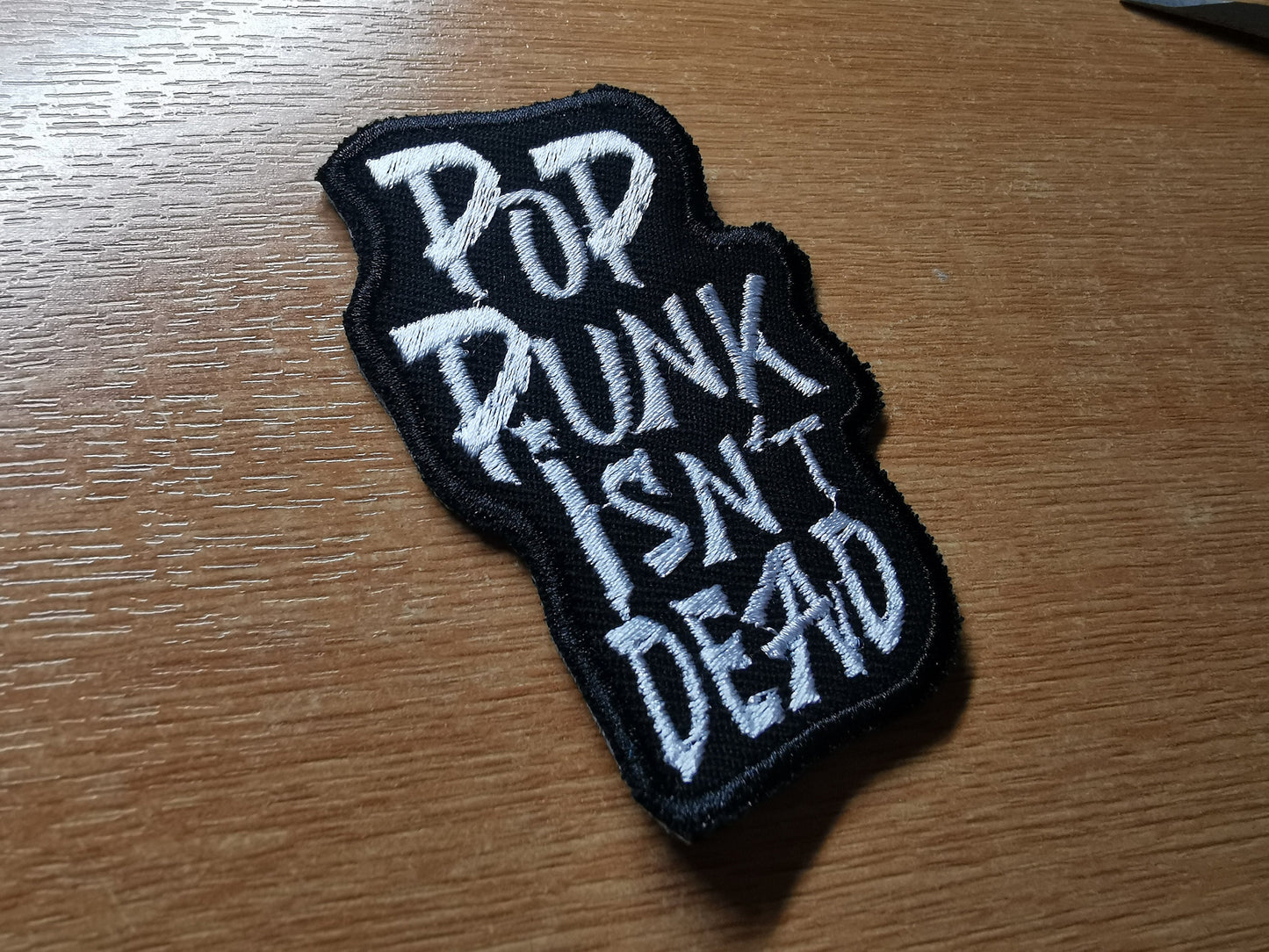 Pop Punk Isn't Dead Embroidered Iron On Patch Pop Punk 2022 Revival MGK Yung