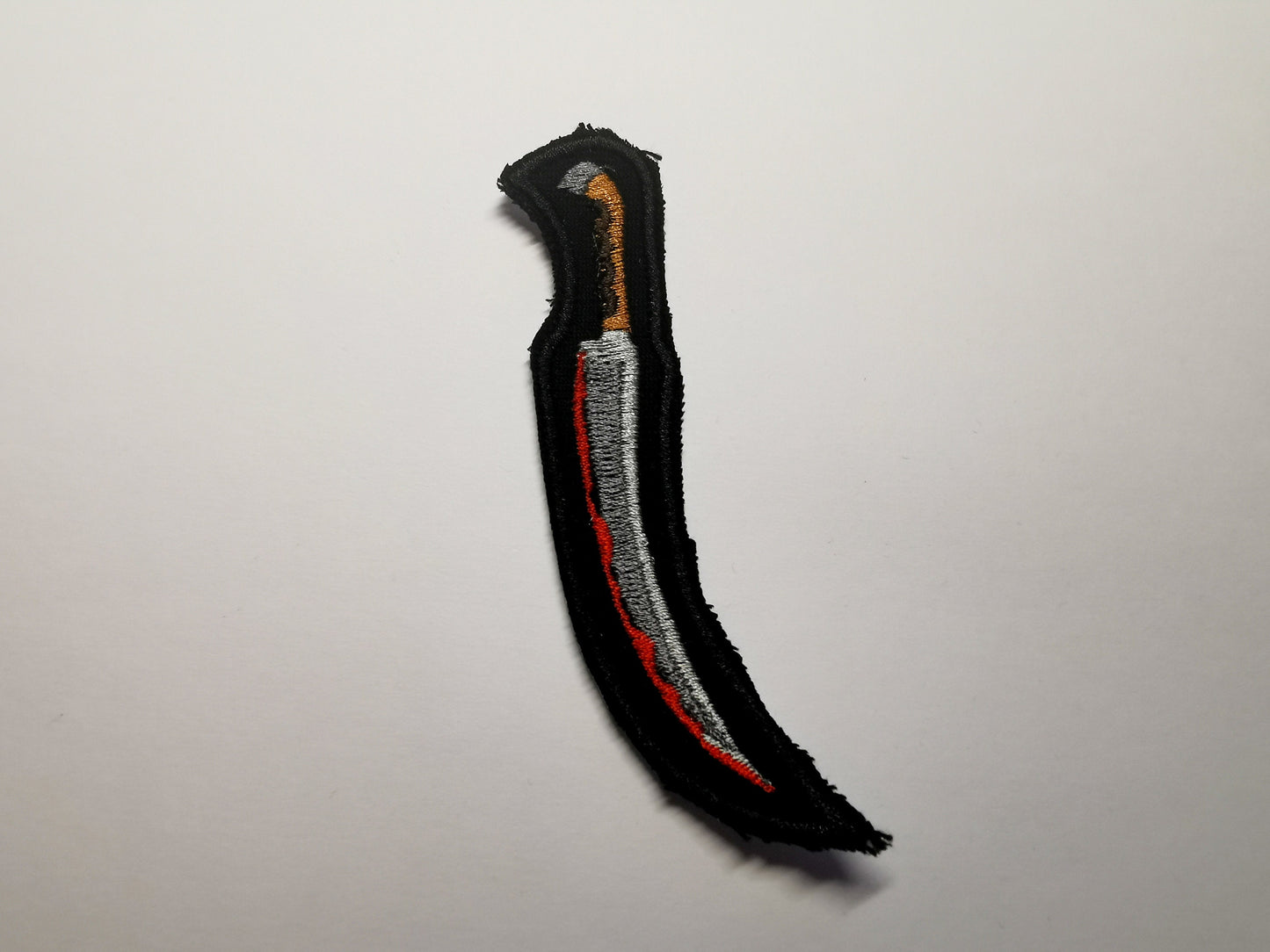 Medieval Weapons Iron On Patches Viking Curved Sword
