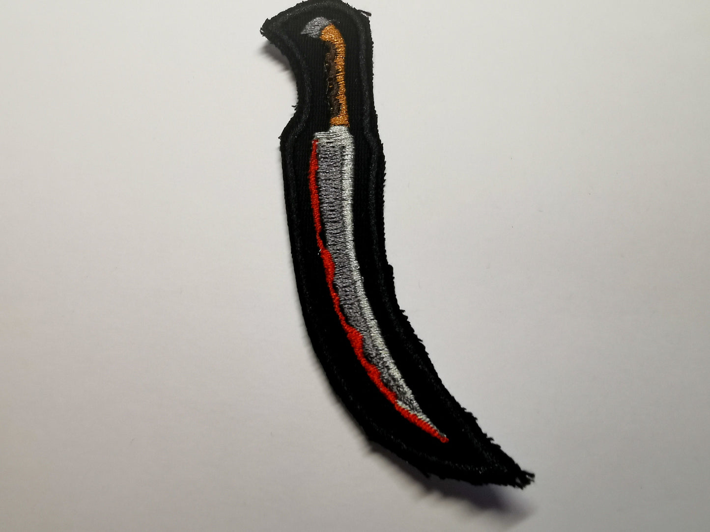 Medieval Weapons Iron On Patches Viking Curved Sword