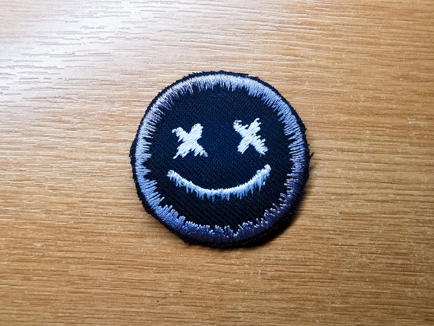 Dripping Face Iron On Embroidered Patch Pop Punk Skater Alternative Gothic Metal Gift