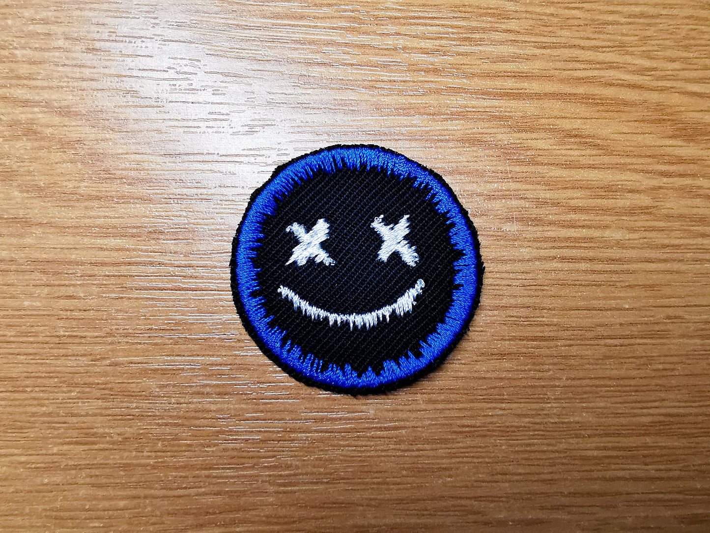 Dripping Face Iron On Embroidered Patch Pop Punk Skater Alternative Gothic Metal Gift