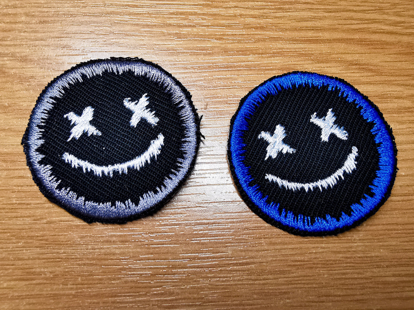 Dripping Face Iron On Embroidered Patch Pop Punk Skater Alternative Gothic Metal Gift