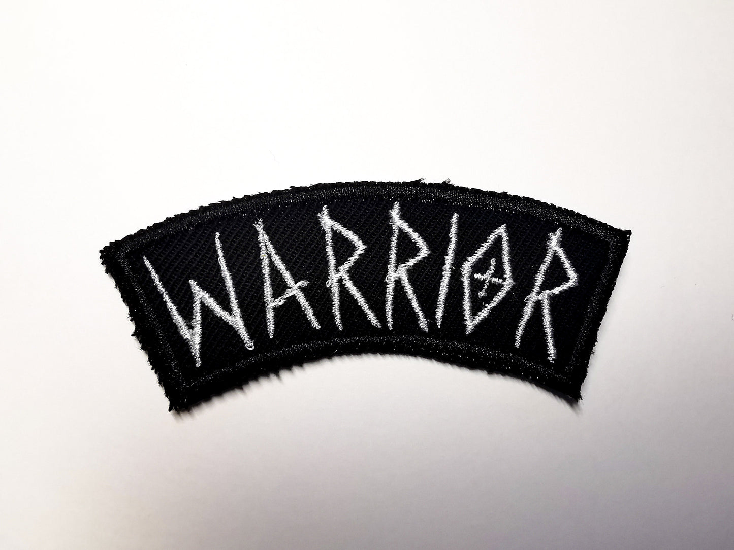Warrior Arched Embroidered Patch Viking Shieldmaiden Norse Inspired Patches