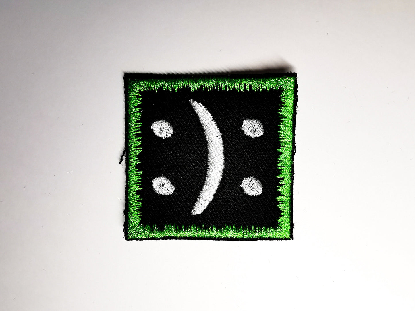 Bipolar Disorder Iron On Embroidered Patch Subtle Symbol for Vibrant Aqua Disability and Mental Health Awareness