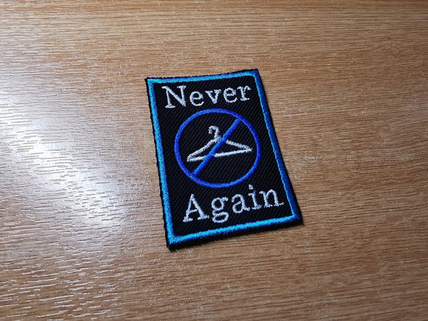 Never Again Abortion Rights Pro Choice Roe V Wade Two Shades of Blue