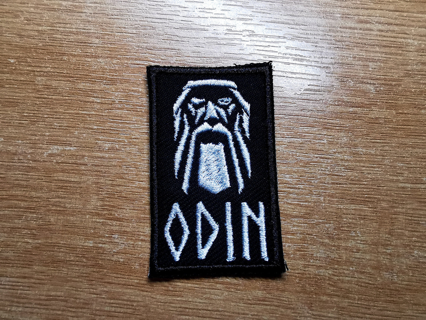 Odin's Face Small Iron On Embroidered Patch Norse Mythology and Heathenry