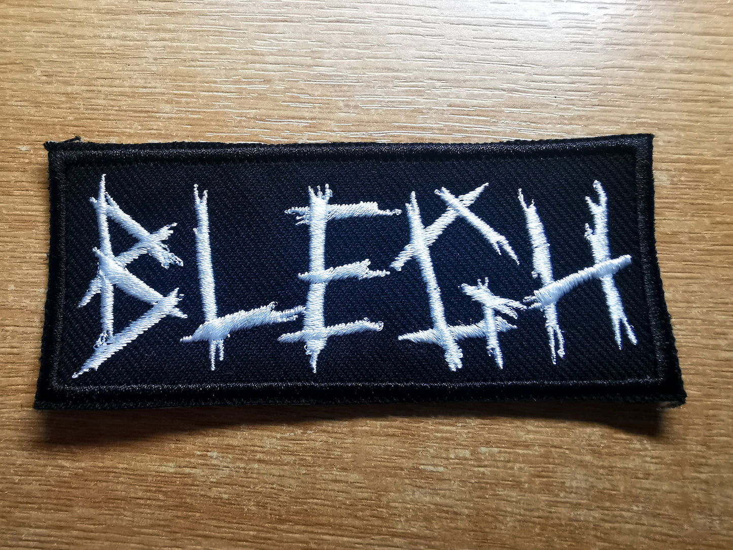 Blegh Metalcore Embroidered Patch Metal Breakdown Emo