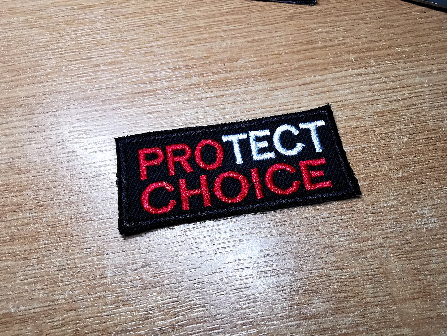 Protect Choice Pro Choice Red Feminist Embroidered Iron On Patch Collection Abortion Politics Punk