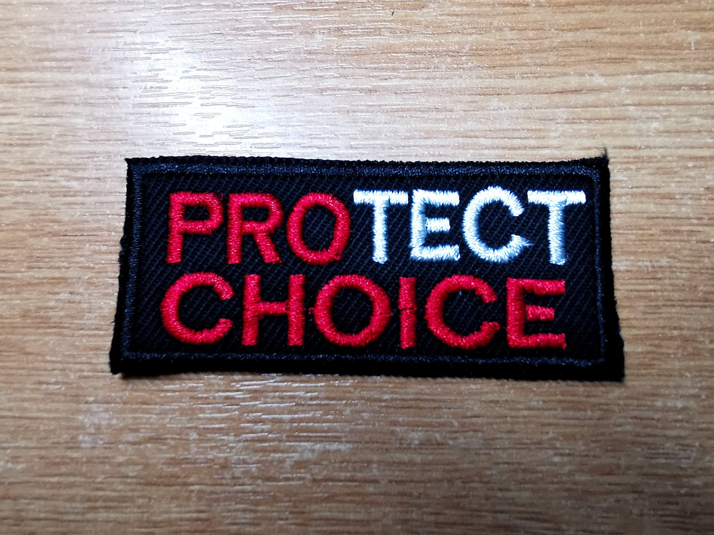 Protect Choice Pro Choice Red Feminist Embroidered Iron On Patch Collection Abortion Politics Punk