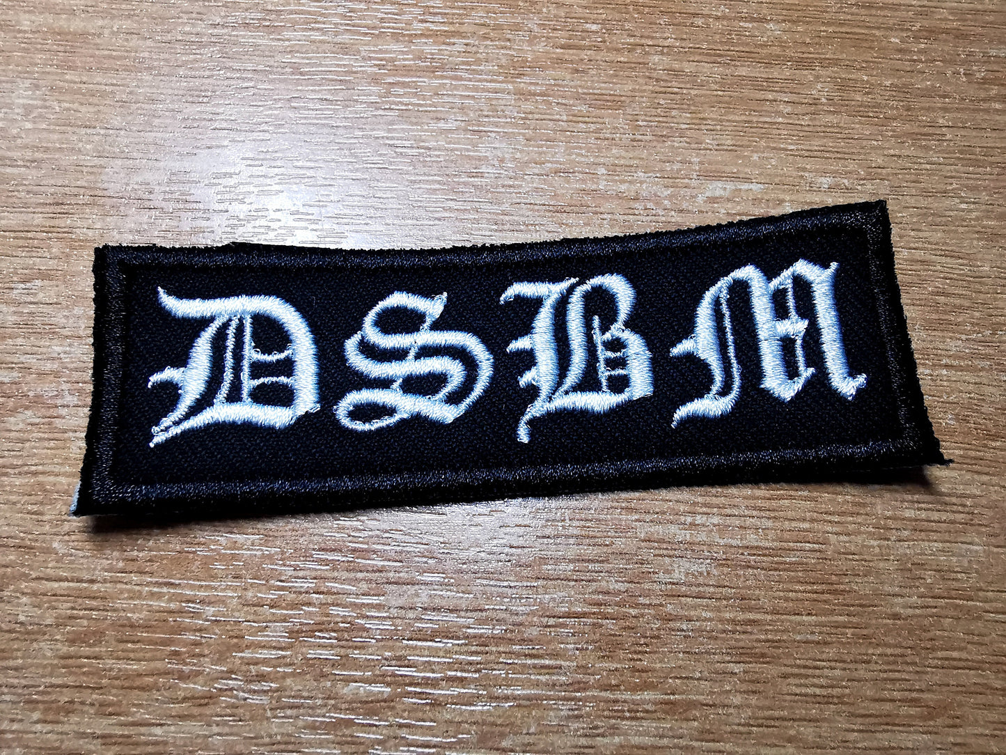 Depressive Black Metal Embroidered Patch DSBM Thy Light Iron on Patch