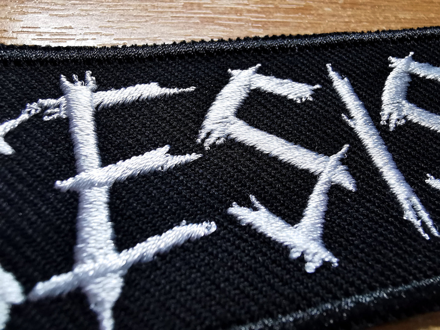 Resist Anarchist Politics Feminist Iron on Embroidered Patch