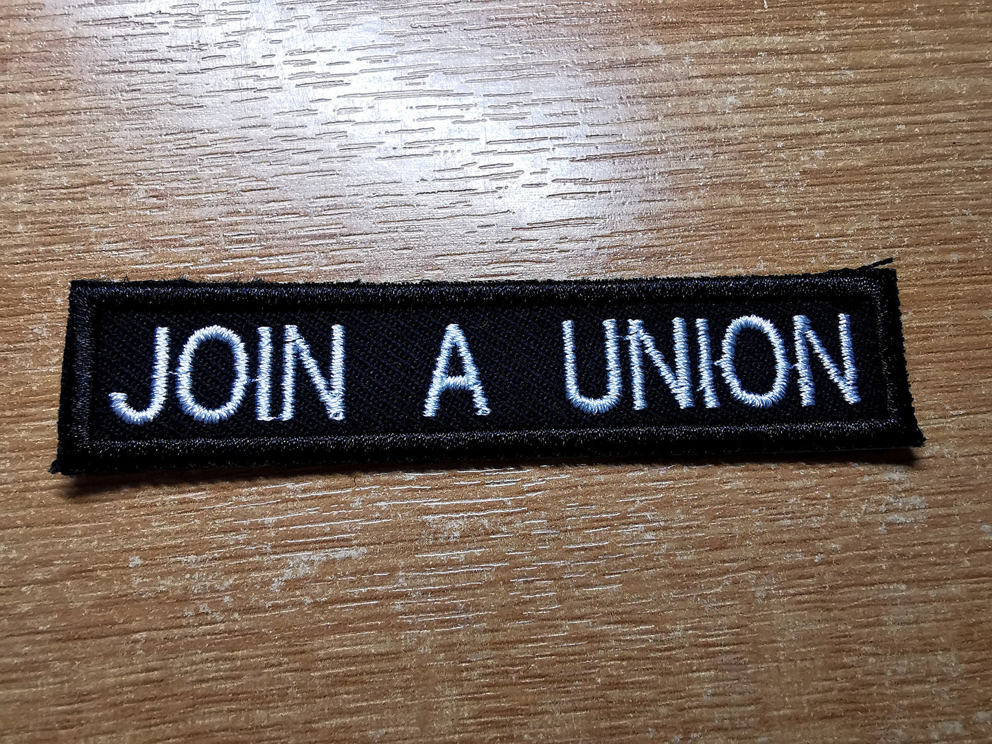 Join a Union Embroidered Iron On Patch Politics Punk Workers Labour Great Resignation
