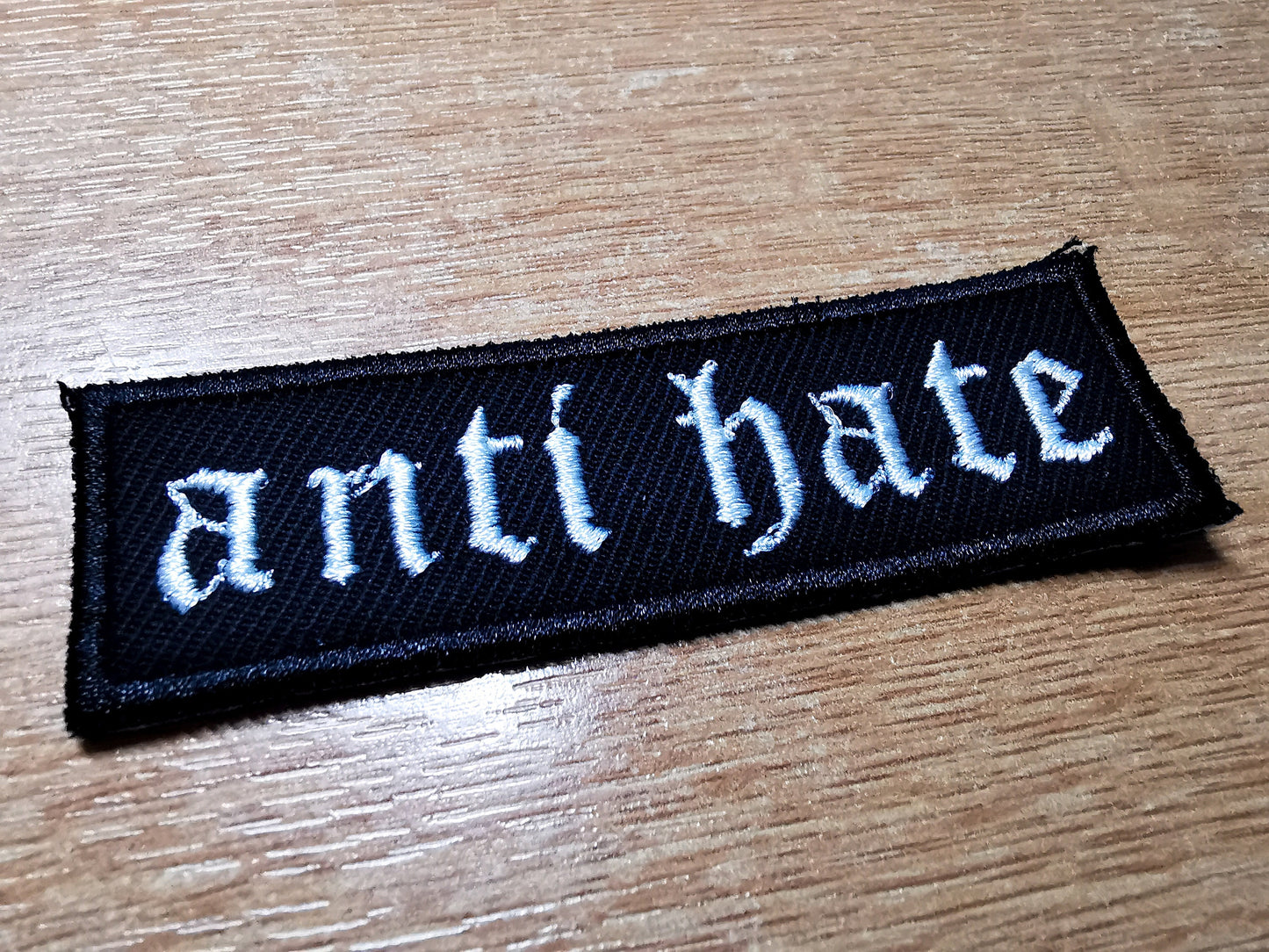 Anti Hate Embroidered Patch Equality and Politics