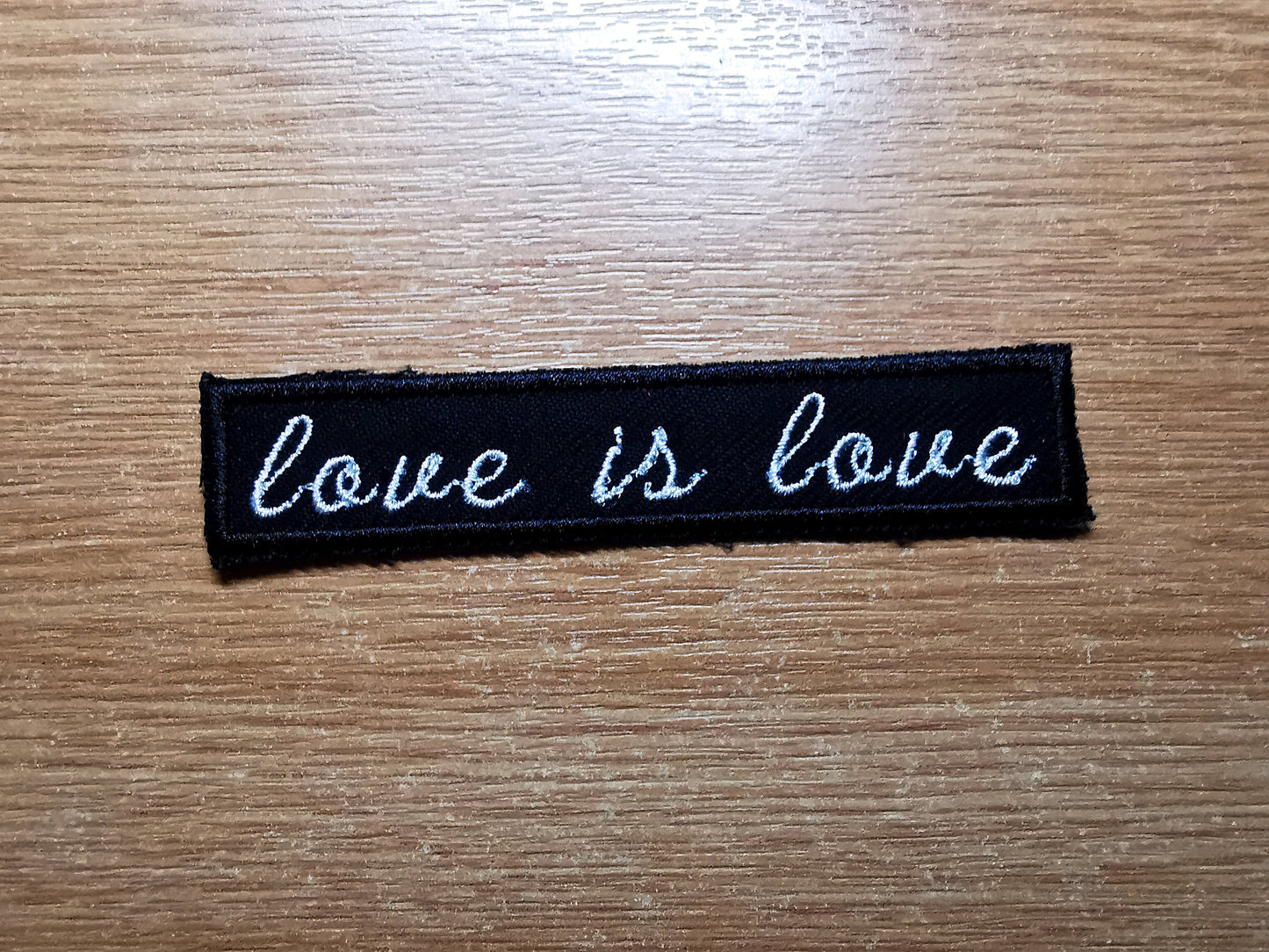 Love is Love Small Iron On Embroidered Patch LGBTQ+ Patches