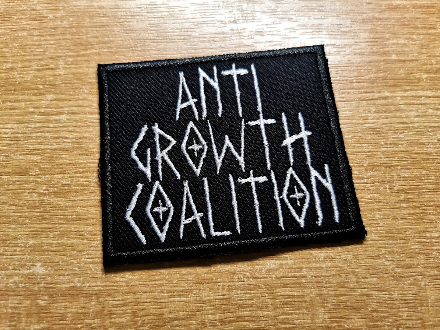 Anti Growth Coalition Liz Truss Anti Tory Embroidered Patch Left Wing Protesters Podcasters Activists Strikers Everyone v Liz