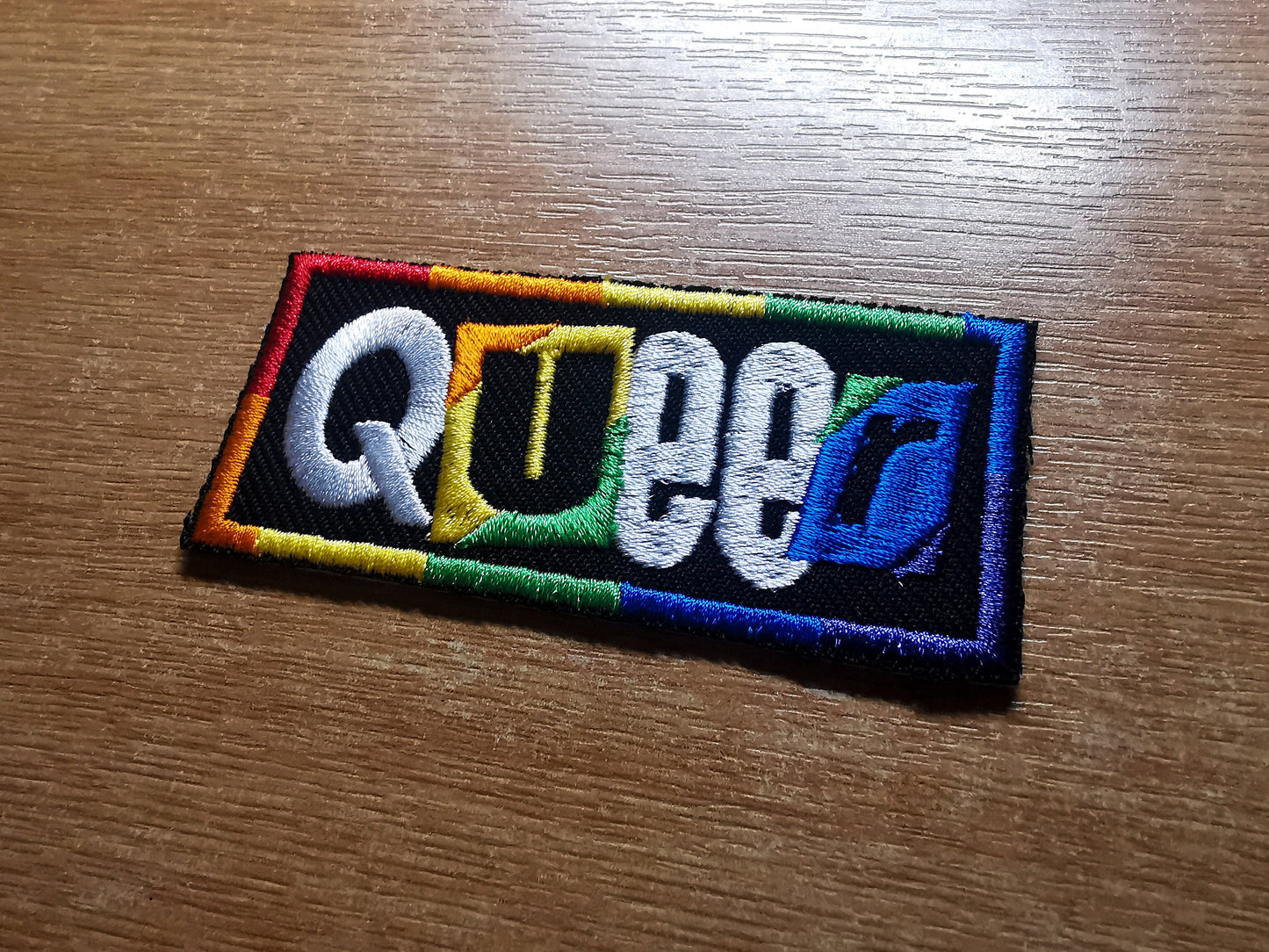 Queer Rainbow Punk LGBTQ+ Iron On Patch Pride Embroidered Patches
