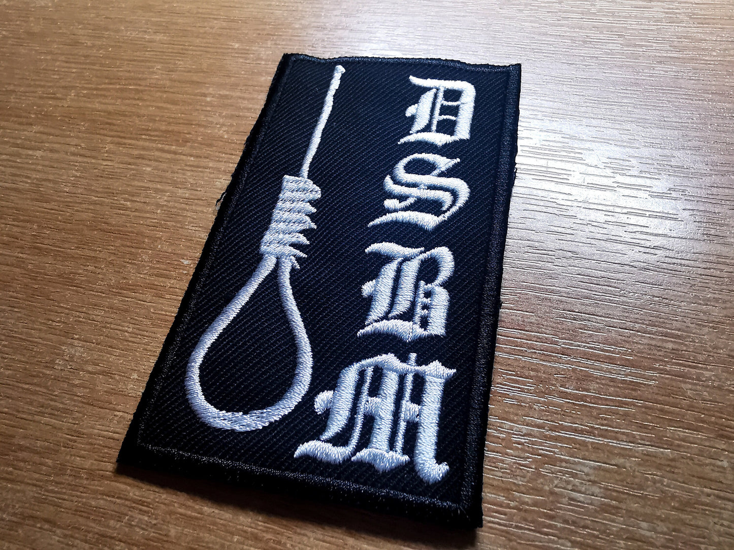 Depressive Black Metal Embroidered Patch DSBM Thy Light Iron on Patch